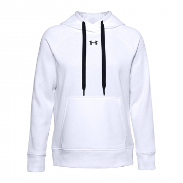 Under Armour Women's Rival Fleece HB Hoodie - White